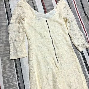 Cream dress good for church